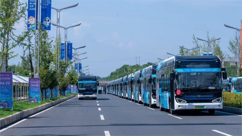 新能源智能交通调度。成都市生态环境局供图