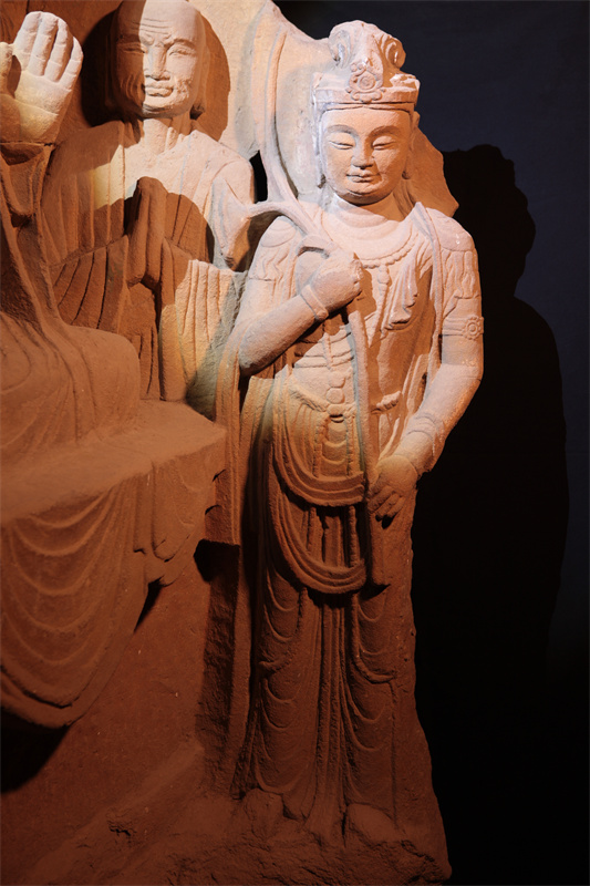 皇泽寺内的摩崖造像。广元市委宣传部供图