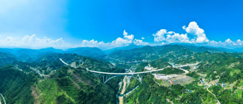 乐西高速苏坝特大桥。蜀道集团供图
