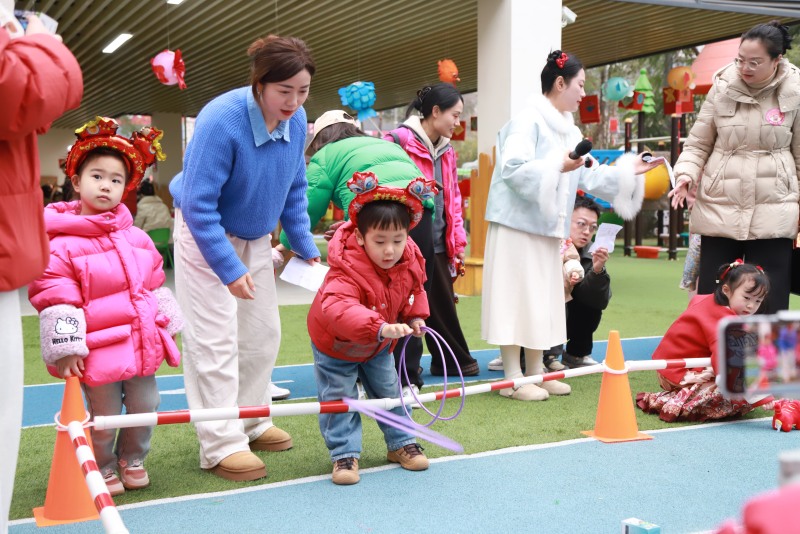活动现场。成都市第三幼儿园528园区供图