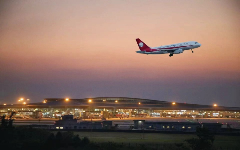 成都天府国际机场。东部新区党群部供图