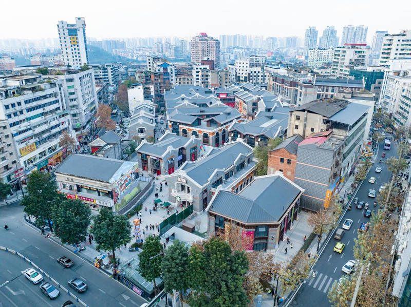 图为“四方块”文商旅街区。唐广摄