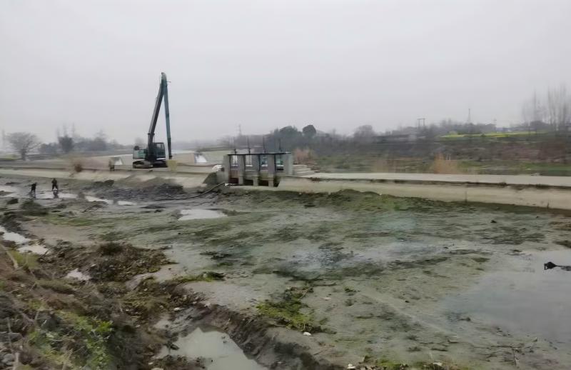 雷家堰改造前的舊貌。兩河口村委供圖