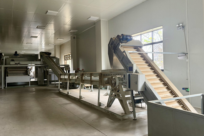 提升机、筛选机。张倩供图