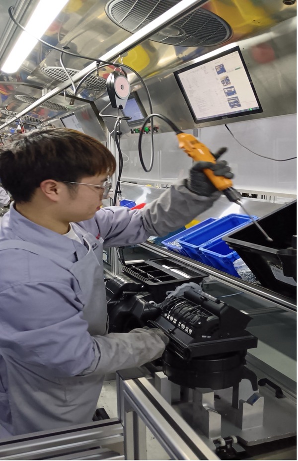 总成车间流水线。张天文摄