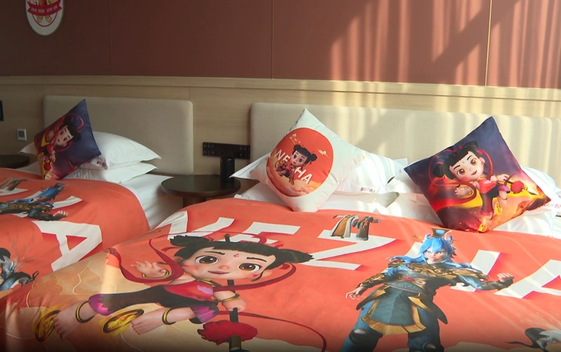 哪吒IP主題酒店。翠屏區融媒體中心供圖