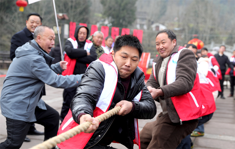 拔河比赛。高志农 摄