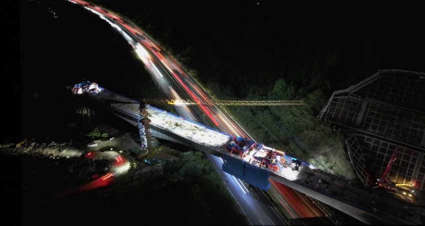 建设中的成渝中线高铁（乐至段）。姚阳摄
