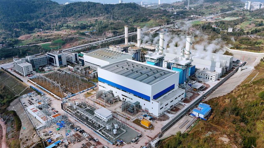 四川省最大天然气发电基地全面建成投产。西南电力设计院供图