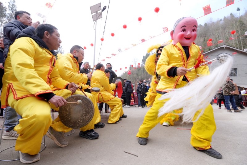傳統文藝表演。張文良供圖