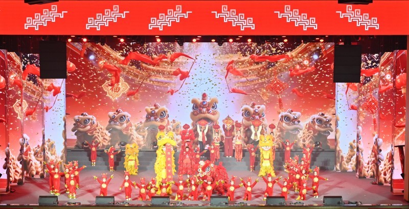 開場表演點燃現場氛圍。朝天區融媒體中心供圖