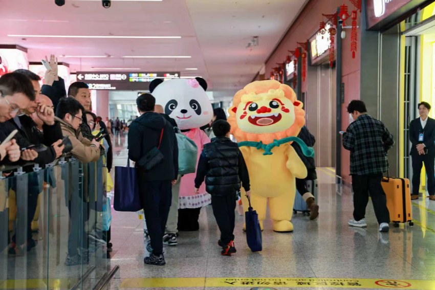機場為旅客送上融融暖意。主辦方供圖