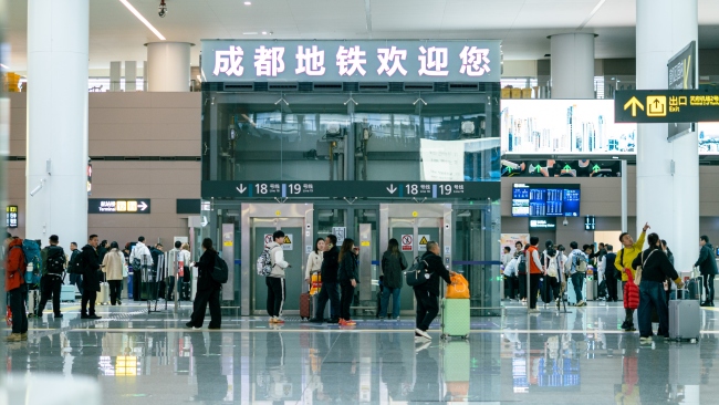 地鐵客流。成都軌道集團供圖