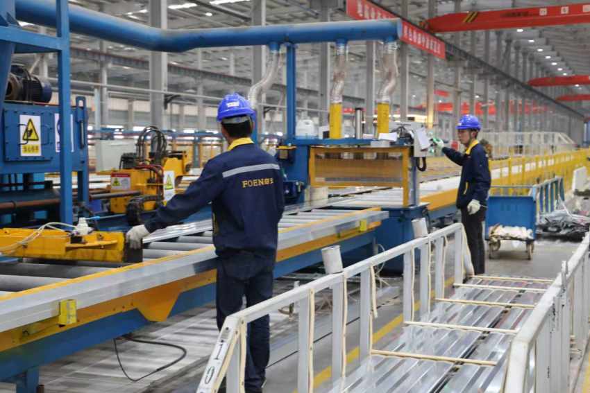 四川奮安鋁業有限公司生產車間。陳欣攝