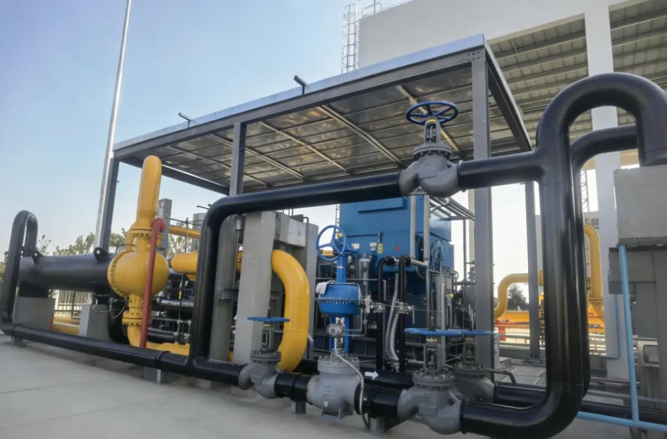 華能彭州燃機項目現場布置圖