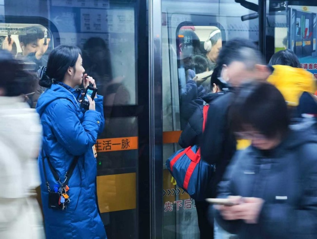 客流图。成都轨道集团供图