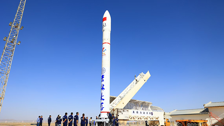 星河动力火箭发射现场。 资阳市委宣传部供图