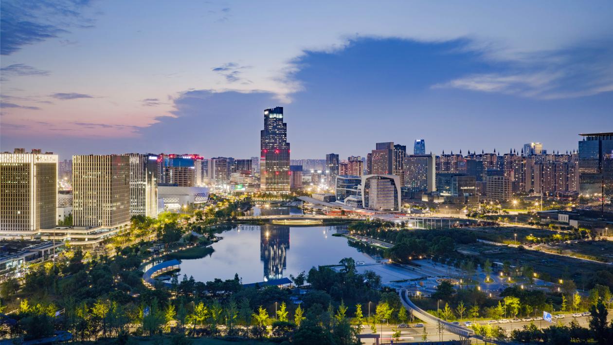 新川创新科技园夜景图。新川创新科技园供图