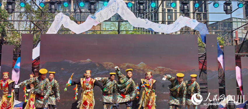 推介会上的文艺表演。人民网记者 刘海天摄