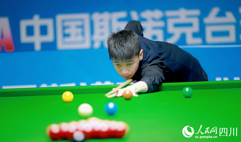 2026CBSA中国斯诺克台球巡回赛（德昌站）比赛现场。人民网记者 朱虹摄
