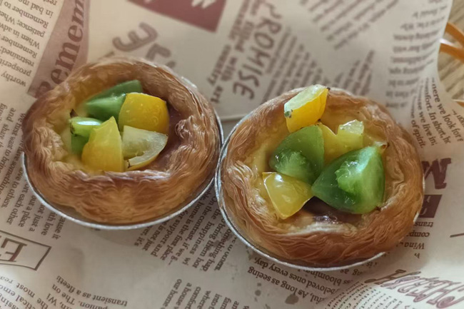 番茄蛋挞。徐振宇供图