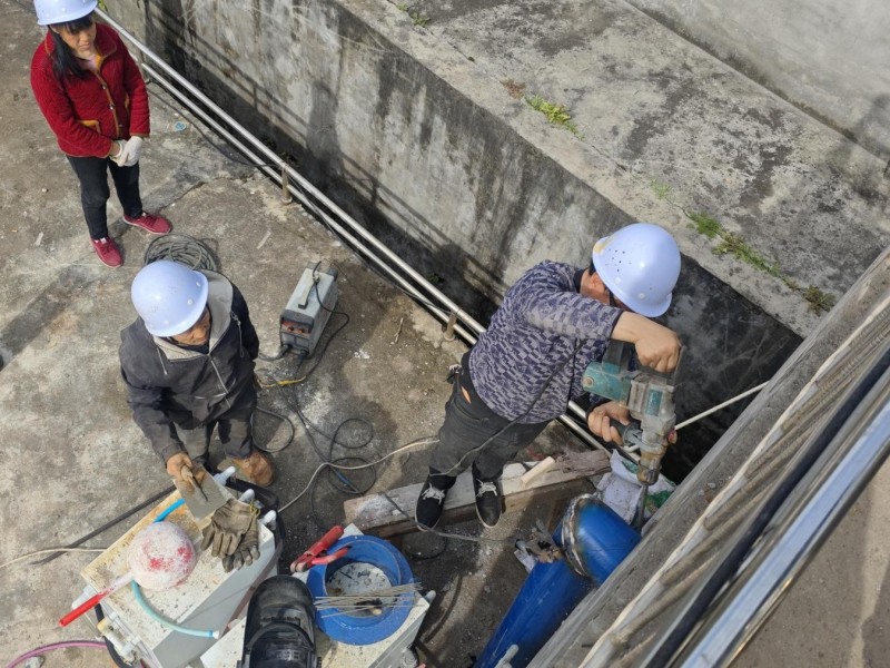水质提升项目施工现场。侯毅供图