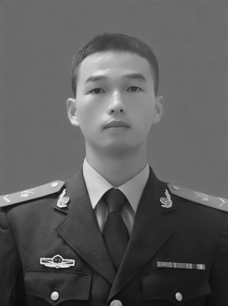 谯禾林烈士遗照。宣汉县委宣传部供图
