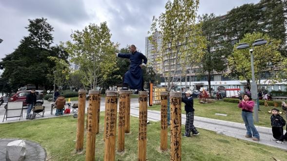 梅花桩。陈静供图