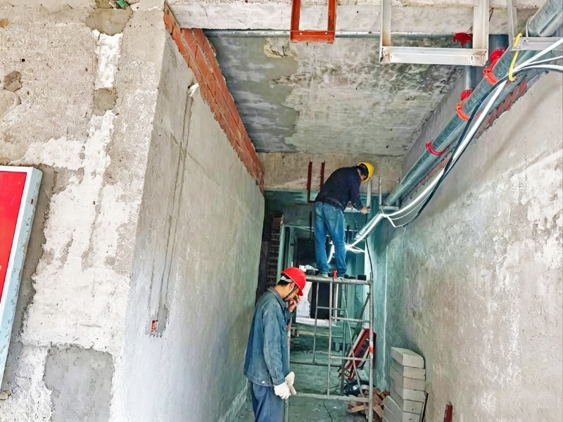 新管道铺设。张文良供图