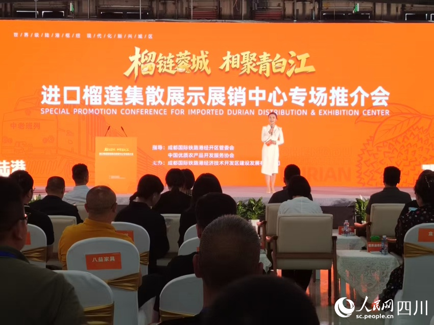 推介會現場。人民網實習生 伍晴攝