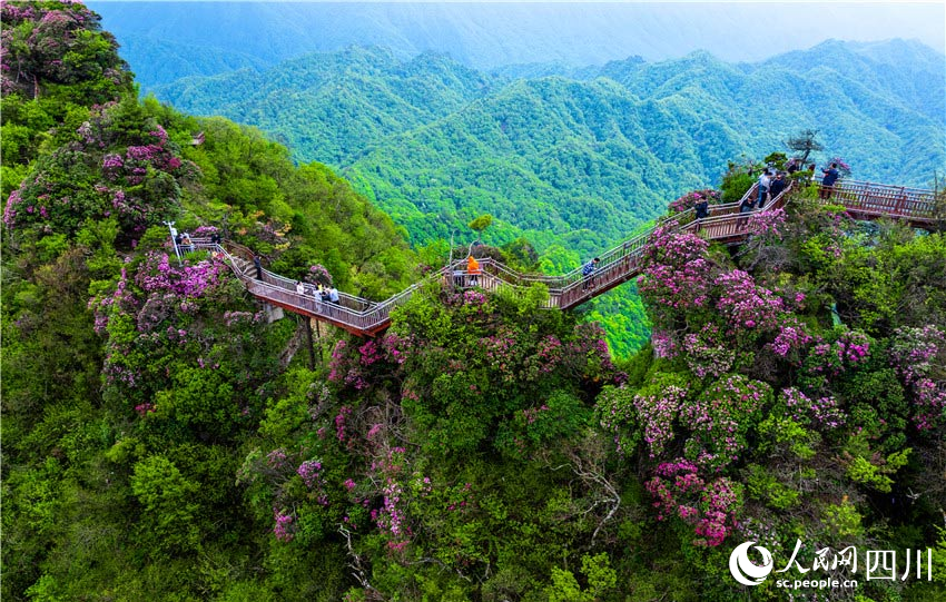 叠彩峰岭披花衣。付海旭摄