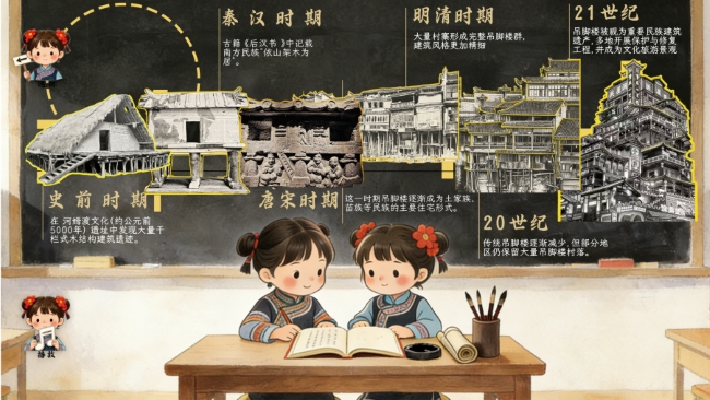 《云脚之下》作品截图。成都银杏酒店管理学院供图