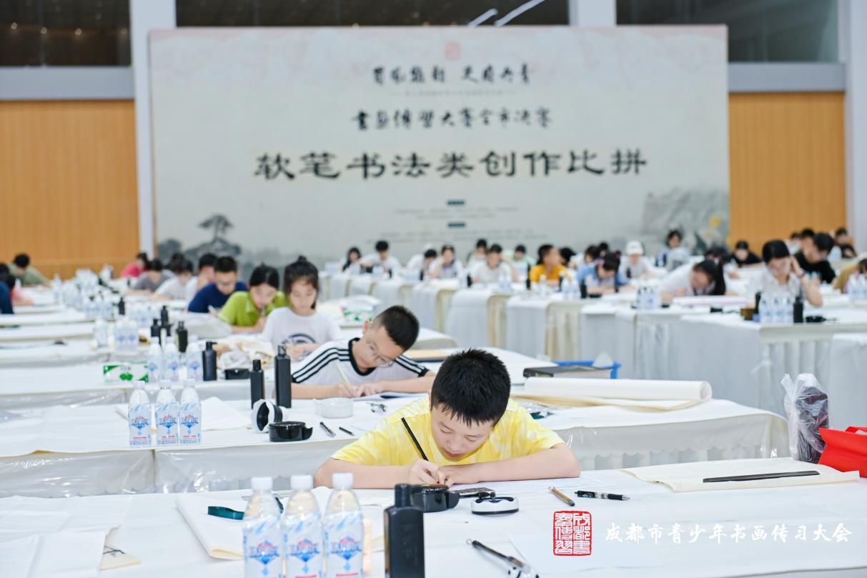 軟筆書法類創作比拼。主辦方供圖
