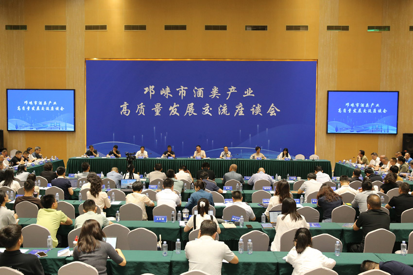 座谈会现场。邛崃市委宣传部供图