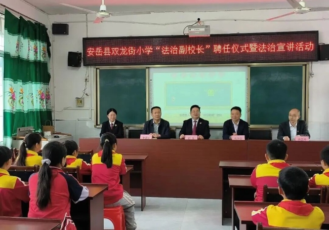 開展法制宣講活動。安岳縣人民檢察院供圖