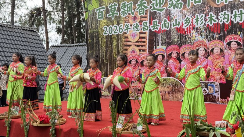 端午药市民俗文化活动现场。张宇涵摄