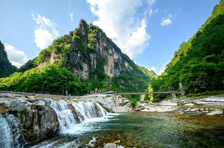 光雾山景区。