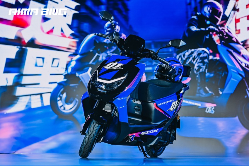爱玛黑翼S360赛道版。主办方供图