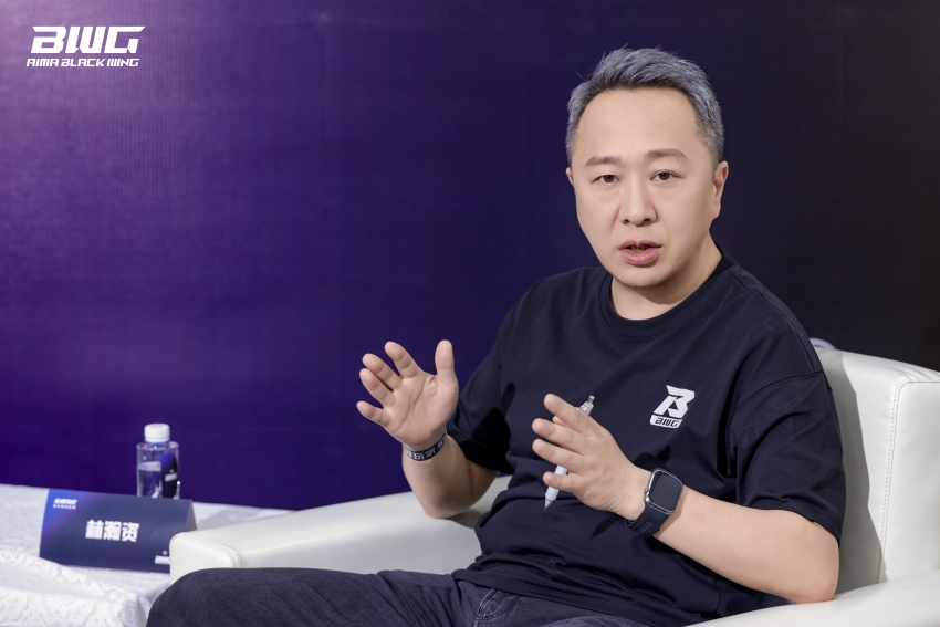 爱玛科技集团商用产品线总监，兼任零际产品线与高速产品线总监林瀚资。主办方供图