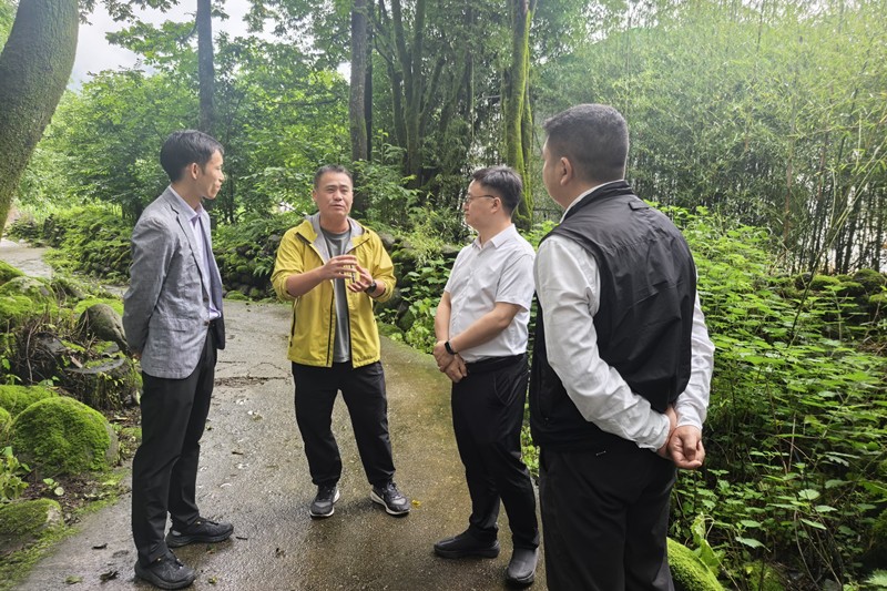 帮扶代表团了解当地产业发展情况。德阳旌阳区委统战部供图