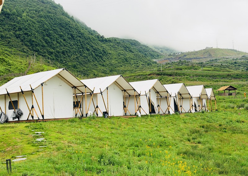 露营基地。德阳旌阳区委统战部供图