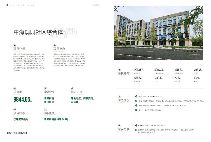 中海观园社区综合体。四川天府新区融媒体中心供图