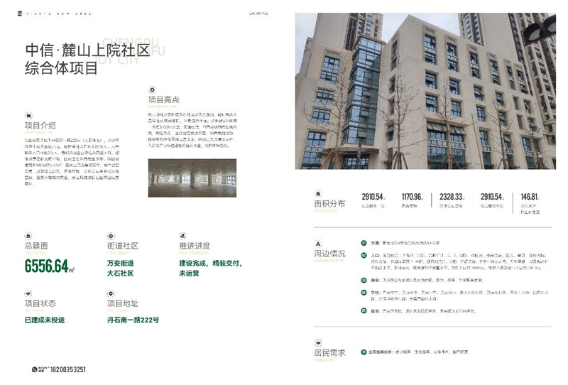 中信.麓山上院社区综合体项目。四川天府新区融媒体中心供图