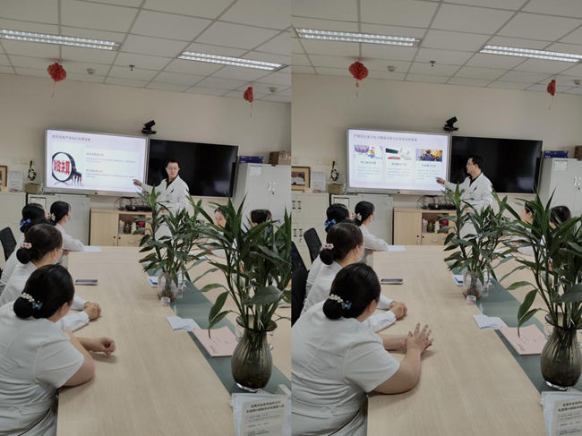 黨紀黨風學習。四川省腫瘤醫院供圖