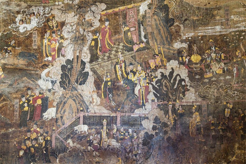 觉苑寺明代壁画。夏博供图