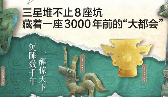 三星堆不止8座坑 藏着一座3000年前的“大都会”