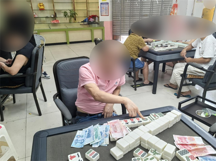 民警抓获涉赌人员。新都公安供图