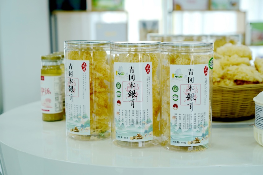 通江段木银耳。胡鹏供图