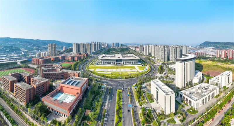 翠屏区岷江新区。翠屏区委宣传部供图