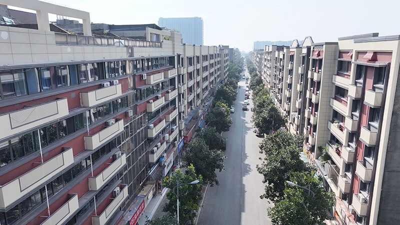 剑南街道仁泽小区。绵竹市融媒体中心供图